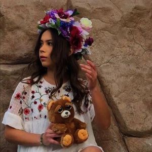 Midsommer inspired flower headpiece